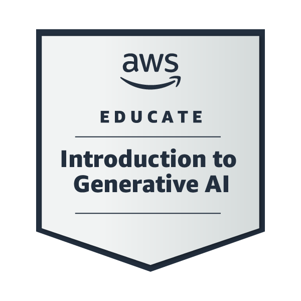 Badge AWS GenerativeAI
